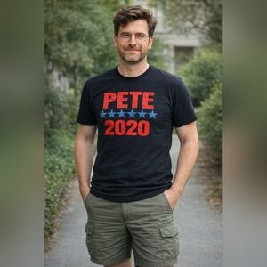 🌈 🇺🇲 Mayor Pete Buttigieg 2020 T Shirt Medium